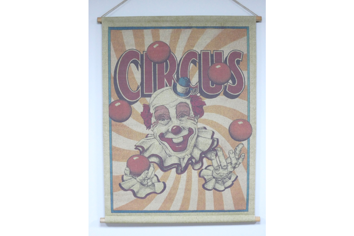 Canvas Wall Art - Juggling Clown (S)