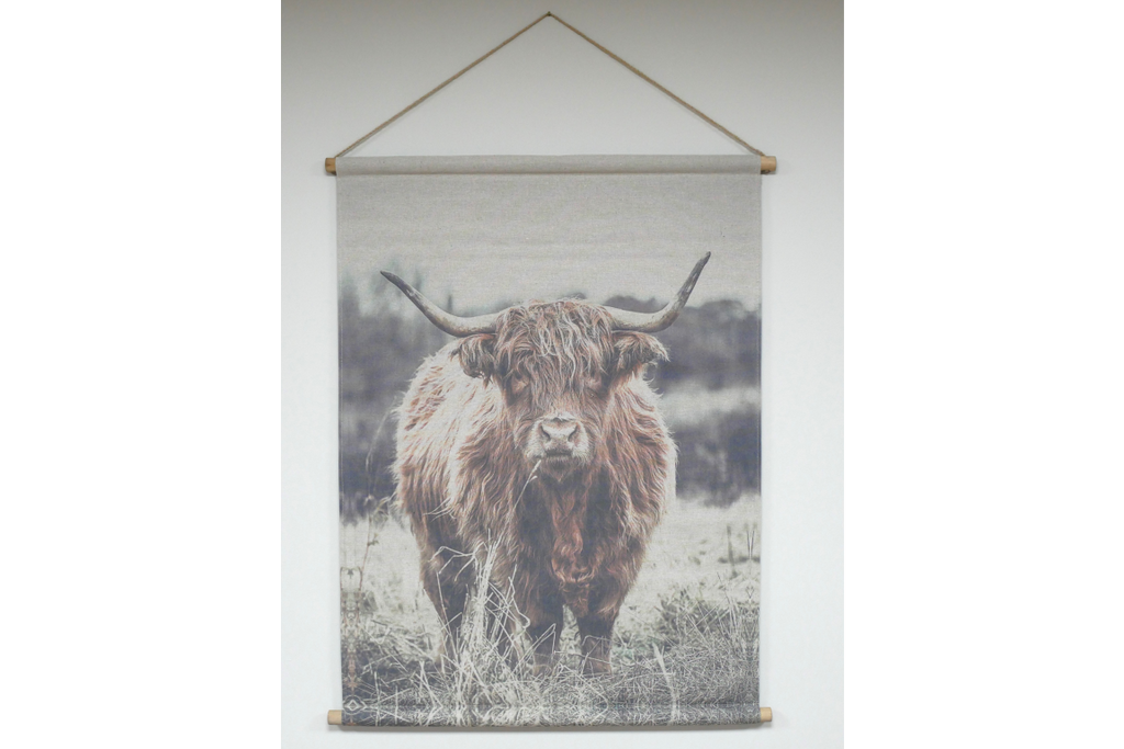 Canvas Wall Art - Highland Cow