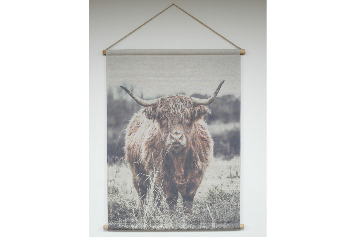 Canvas Wall Art - Highland Cow