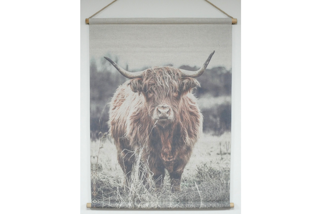 Canvas Wall Art - Highland Cow