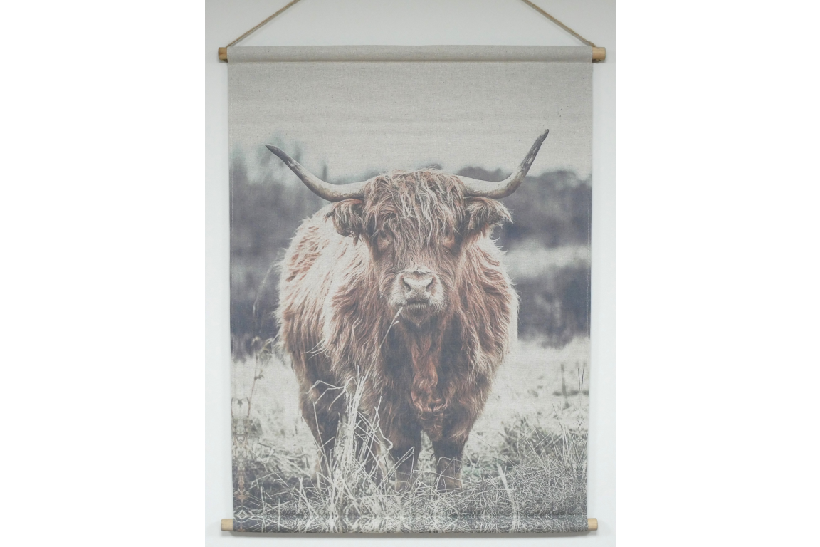 Canvas Wall Art - Highland Cow