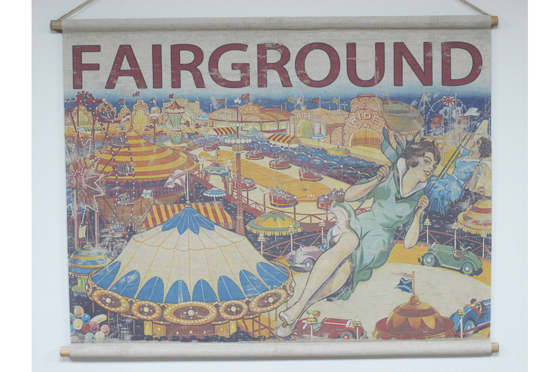 Canvas Wall Art - Fairground
