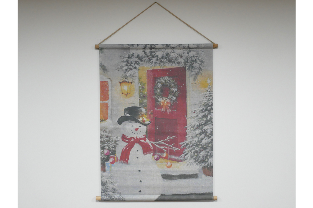 Canvas Wall Art - Snowman