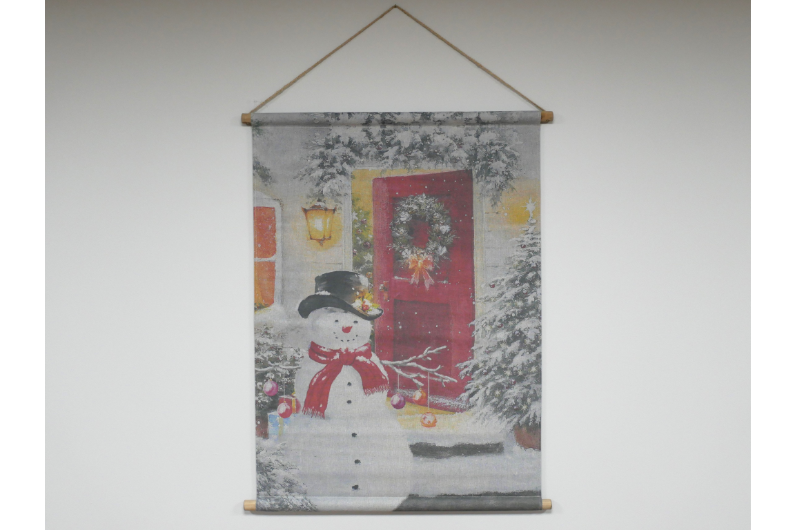 Canvas Wall Art - Snowman