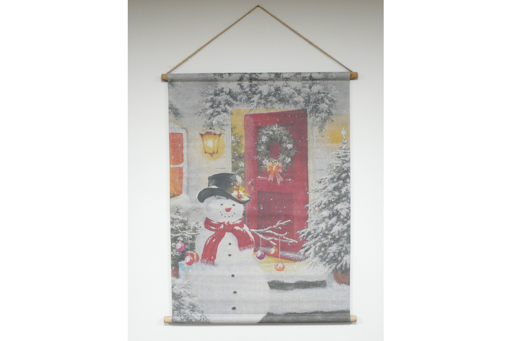 Canvas Wall Art - Snowman