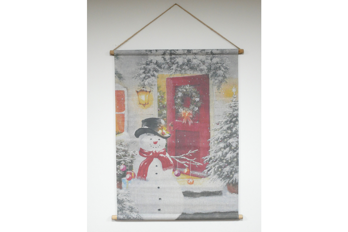 Canvas Wall Art - Snowman