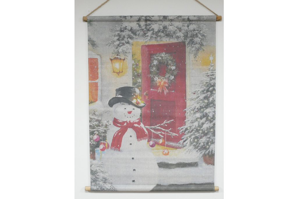 Canvas Wall Art - Snowman