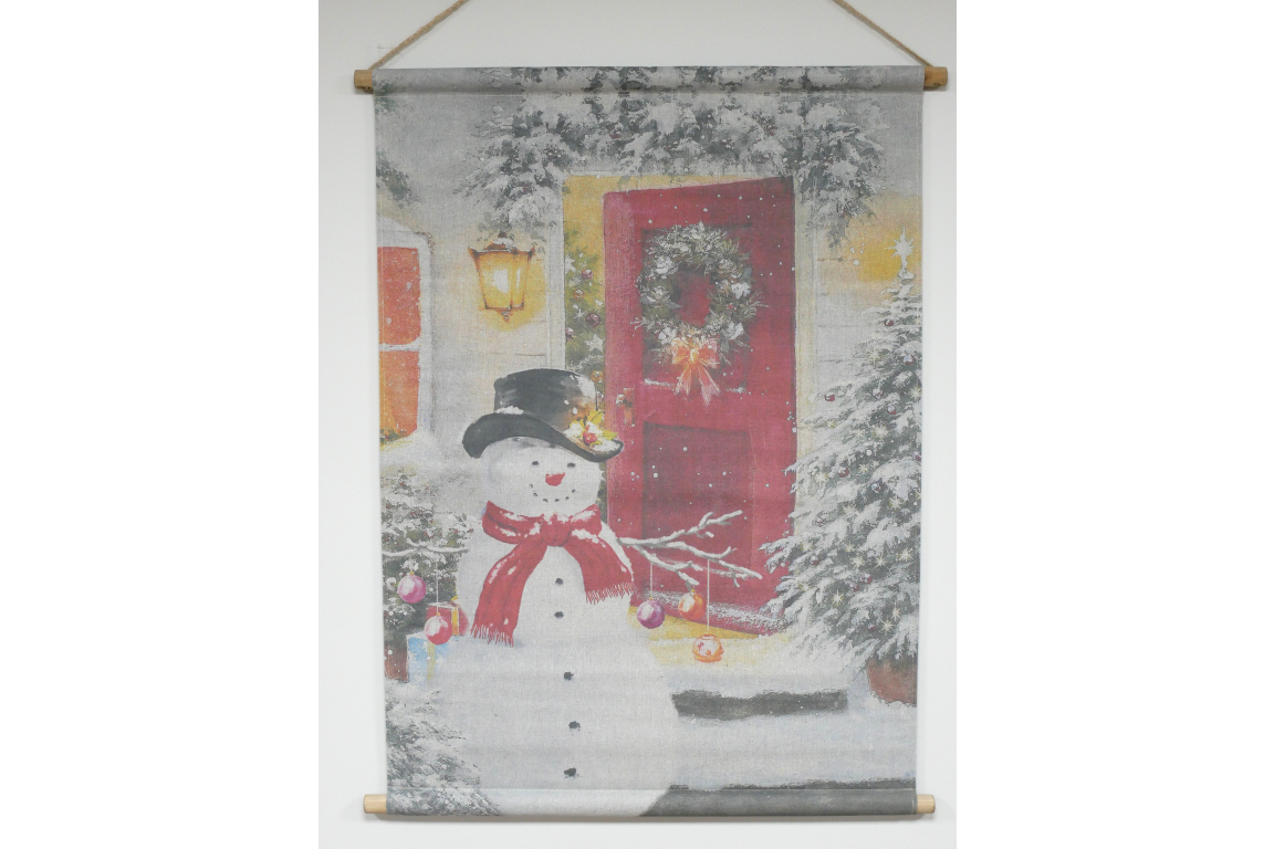 Canvas Wall Art - Snowman
