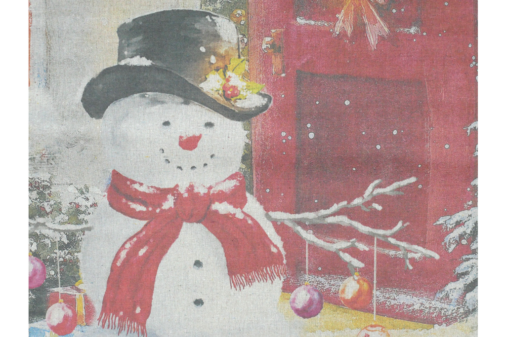 Canvas Wall Art - Snowman