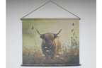Canvas Wall Art - Cow In Field