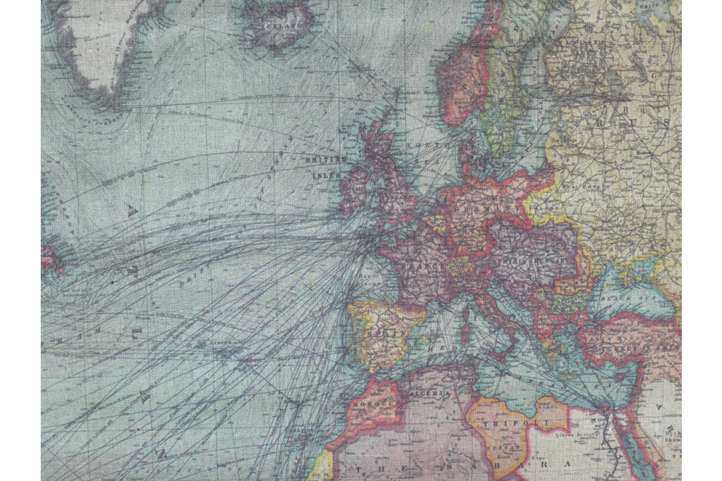 Canvas Wall Art - World Map