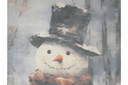 Canvas Wall Art - Snowman
