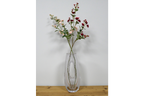 Clear Glass Bubble Vase