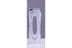 Clear Glass Bubble Vase