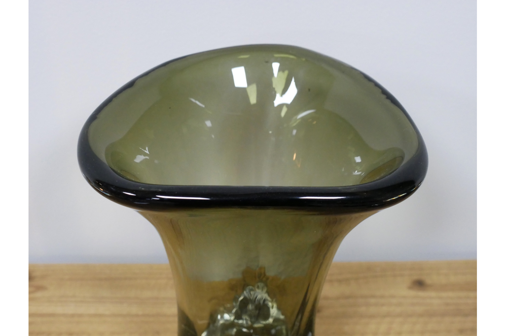 Green Glass Vase