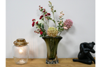 Green Glass Vase