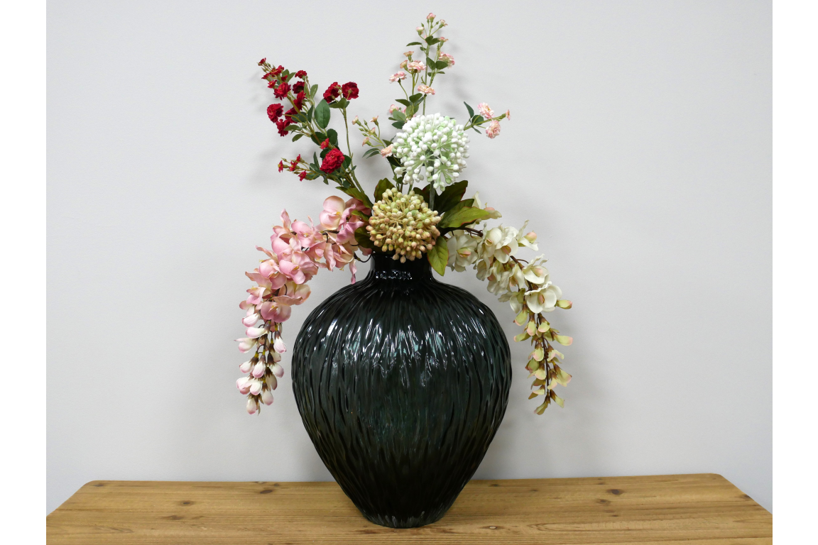 Black Glass Vase