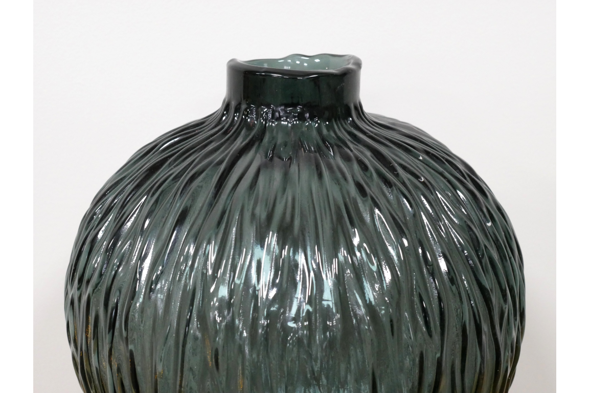 Black Glass Vase