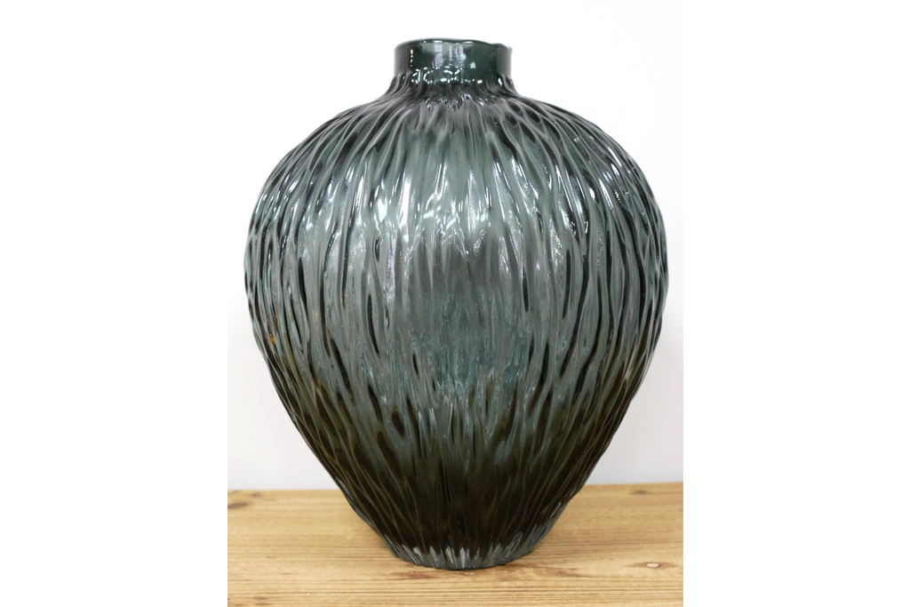 Black Glass Vase