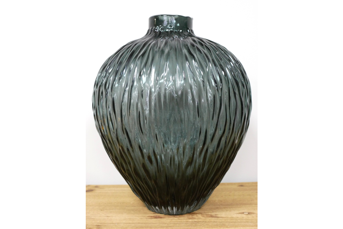 Black Glass Vase