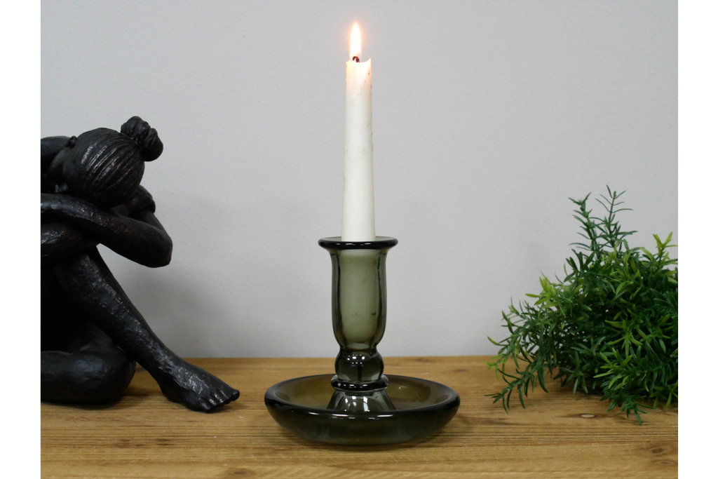 Glass Candle Holder