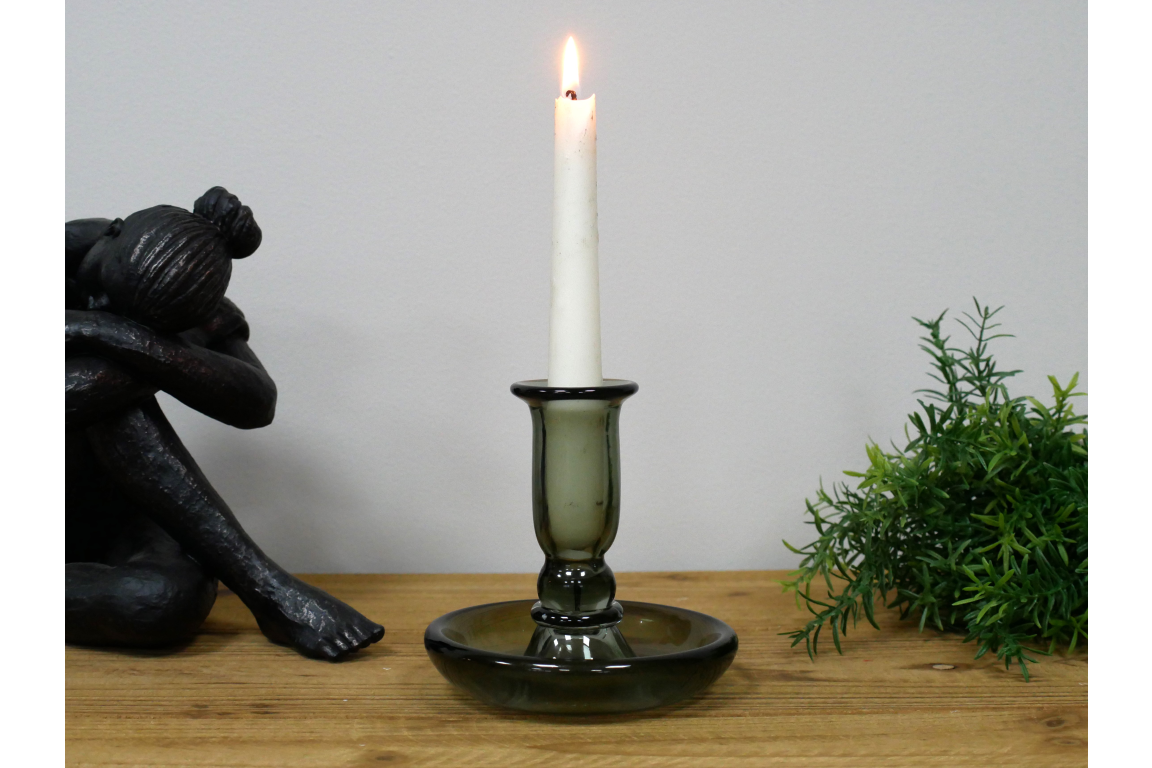 Glass Candle Holder