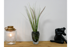 Small Black Glass Vase