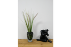 Small Black Glass Vase