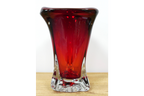 Red Glass Vase