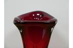 Red Glass Vase