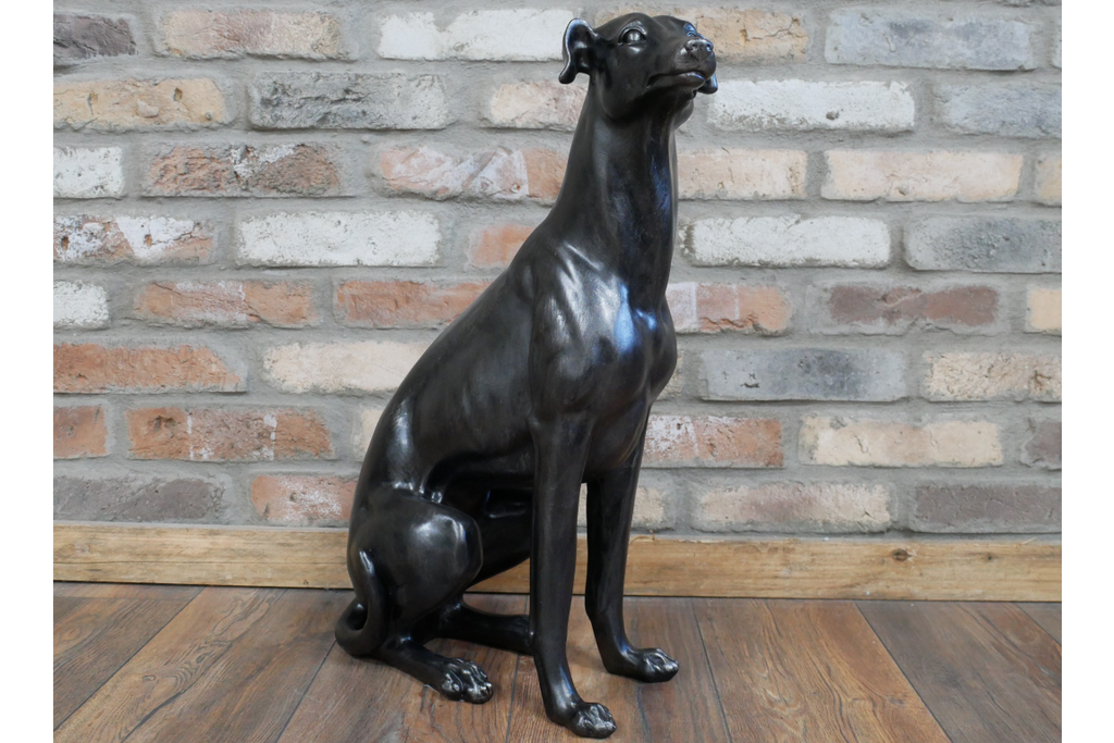 Sitting Whippet