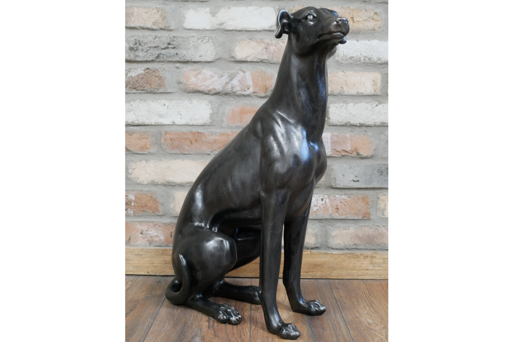 Sitting Whippet
