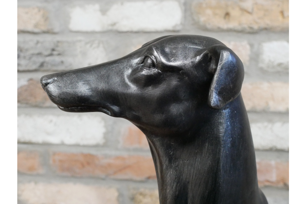 Sitting Whippet