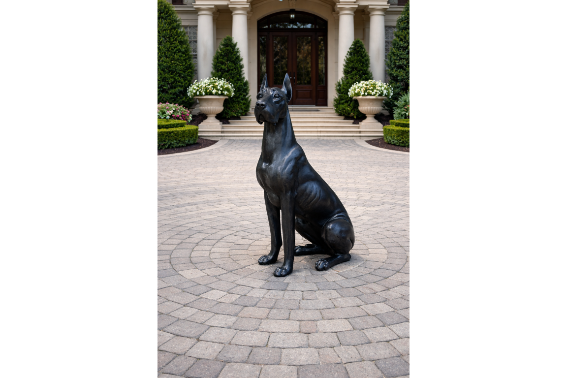 Sitting Great Dane