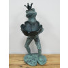 Standing Frog Bird Feeder