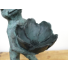 Standing Frog Bird Feeder