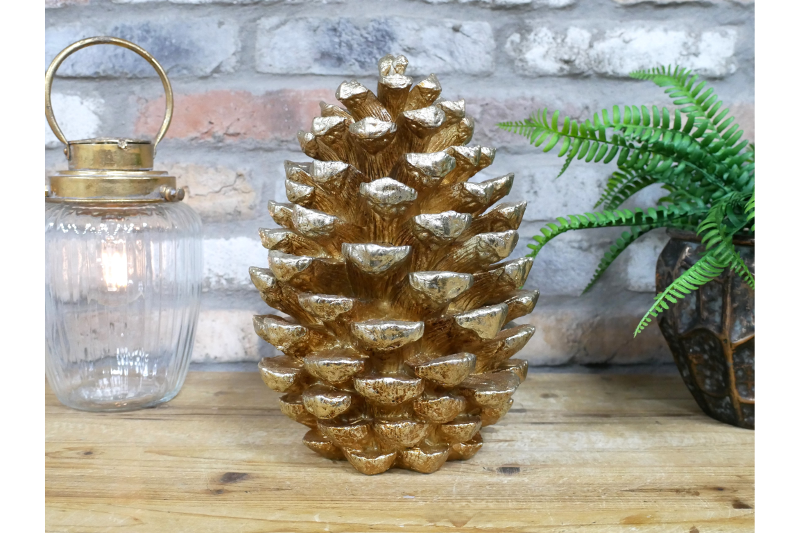Giant Gold Pinecone