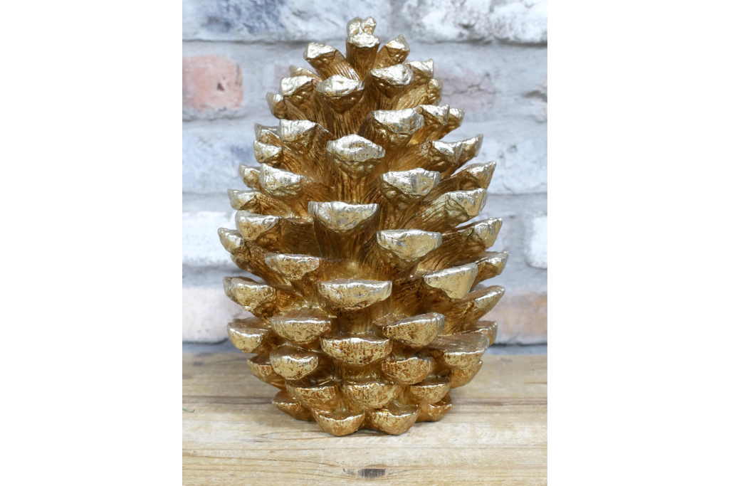 Giant Gold Pinecone