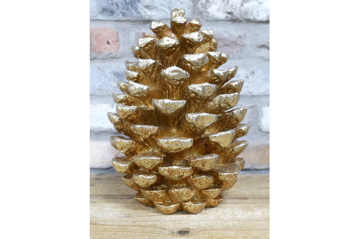 Giant Gold Pinecone