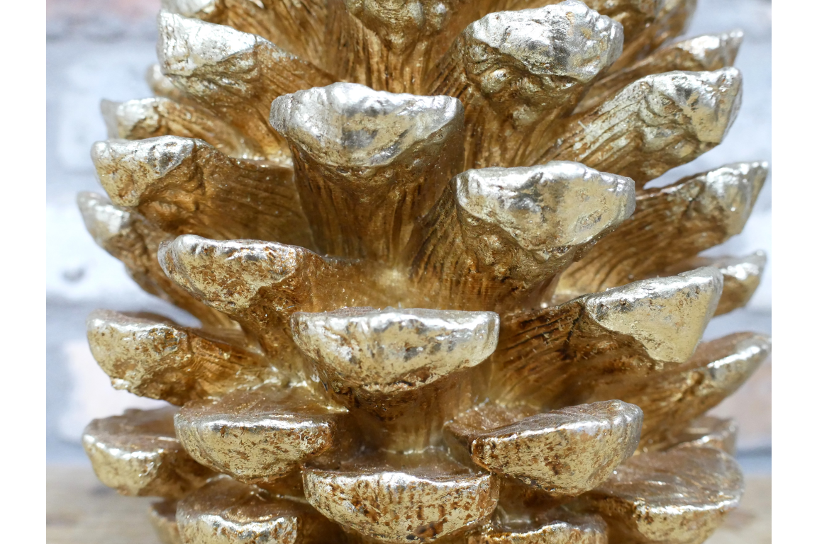 Giant Gold Pinecone