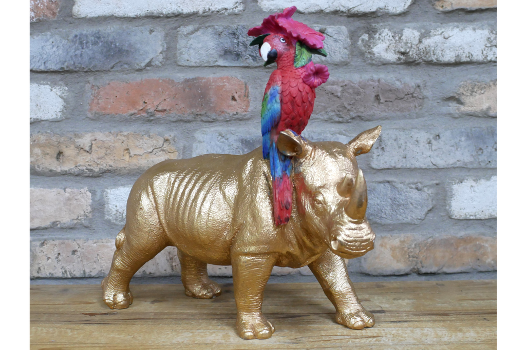 Rhino & Parrot