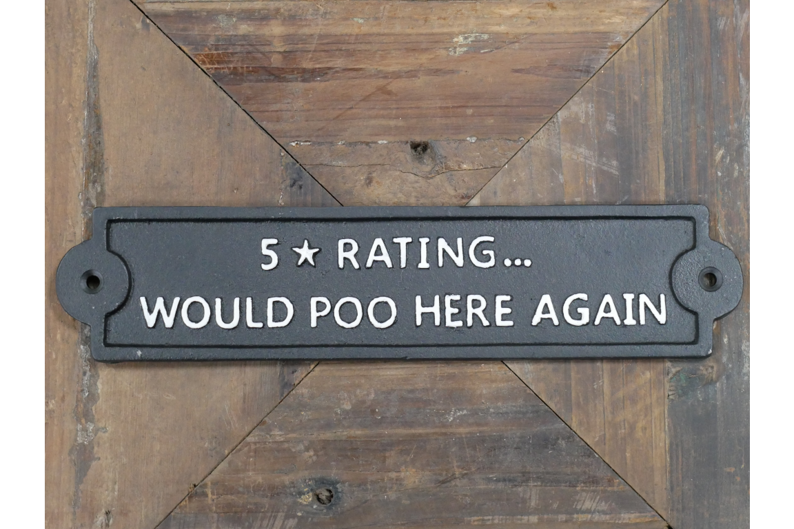 Sign - 5 Star Rating