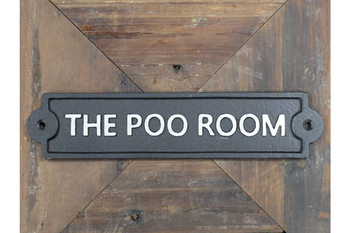 Sign - The Poo Room