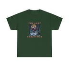 The Last Christmas Printed T-Shirt 100% Cotton Novelty Zombie Santa Xmas Tee Gift Forest Green