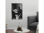Monkey On The Loo Wall Art