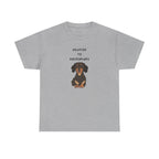 Devoted To Dachshunds Sausage Dog Printed T-Shirt 100% Cotton Novelty Cute Dog Tee Gift Sport Grey