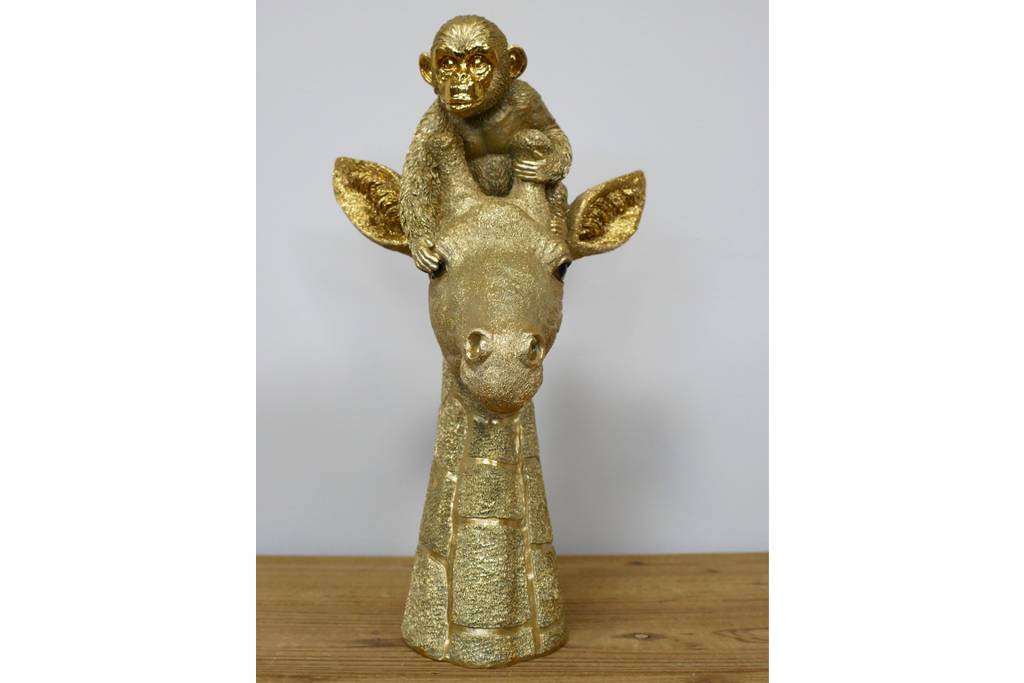 Giraffe & Monkey