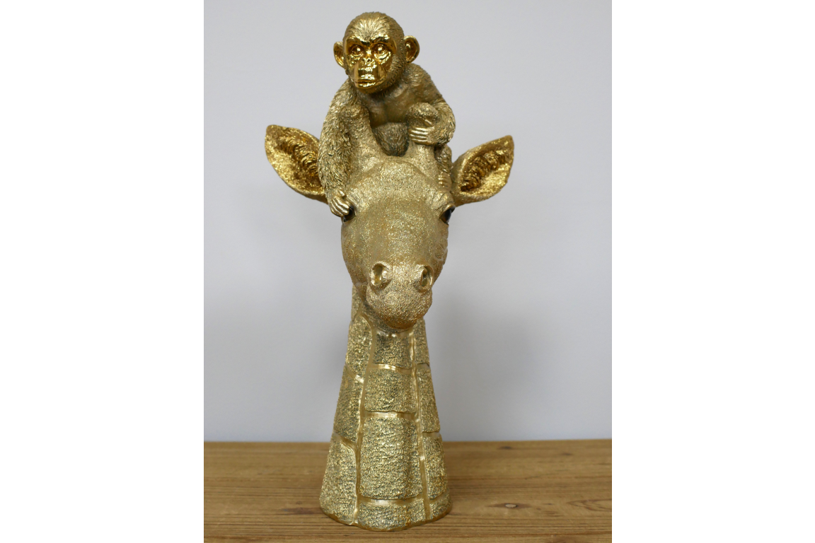Giraffe & Monkey