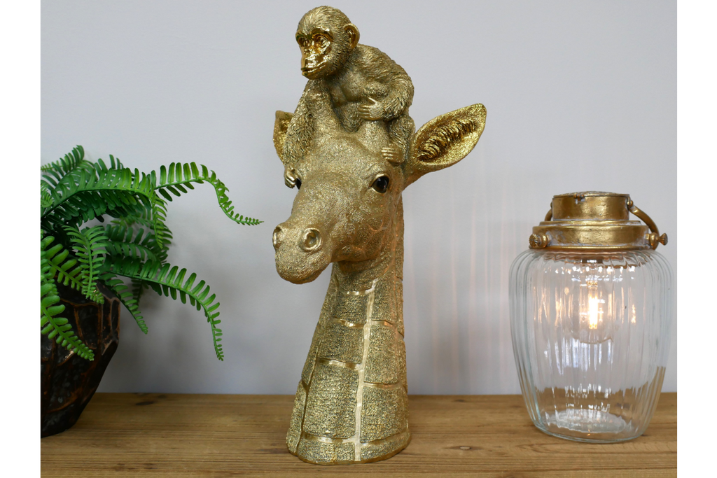 Giraffe & Monkey