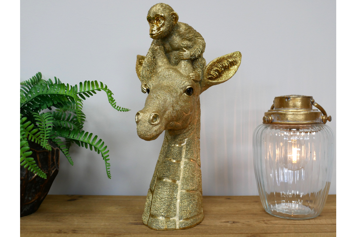 Giraffe & Monkey